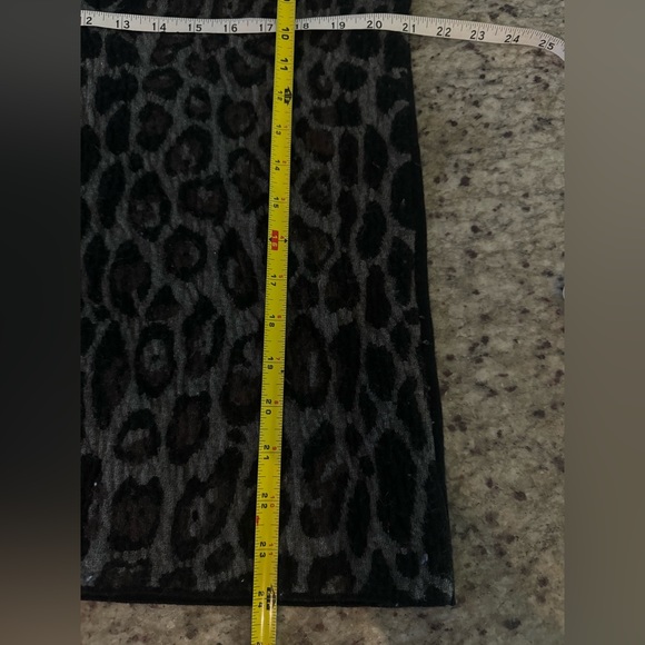 Sonia Rykiel Paris Leopard V neck Wool & Mohair sweater size 42 Luxury designer - Picture 6 of 7